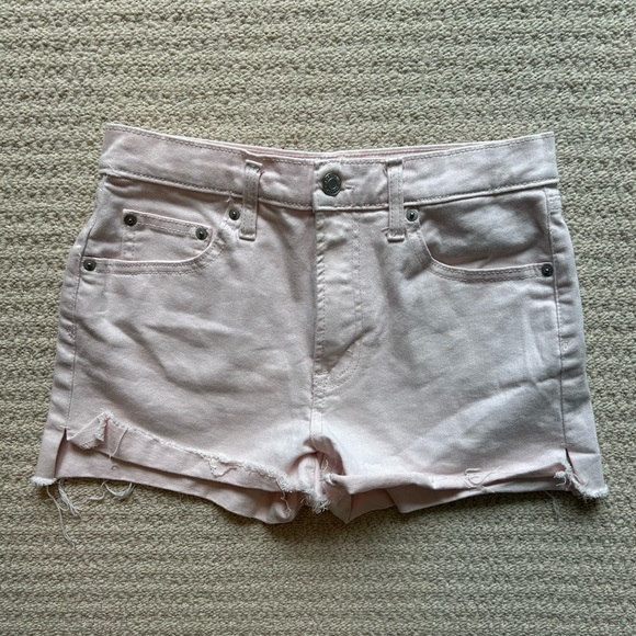GAP Spring Pink Denim Shorts - Picture 1 of 7